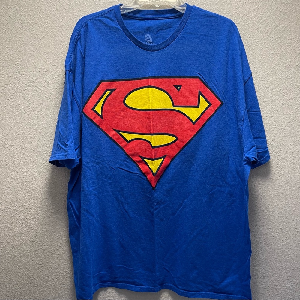 Dc Comics Originals Superman Logo T Shirt- XXXL- Short Sleeve, NWOT